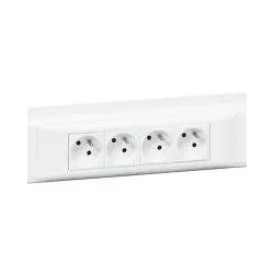 Legrand 010981 Profilschnapprahmen. Mosaic 8Module