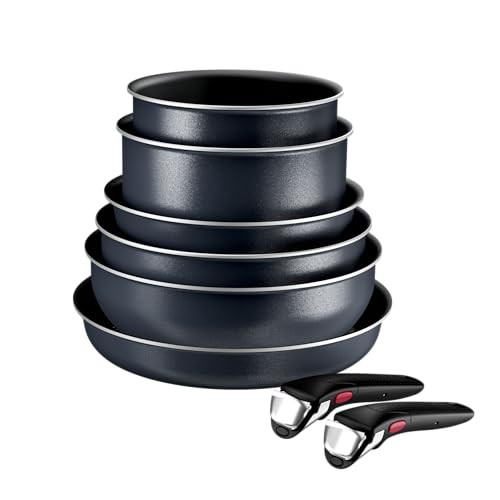 Tefal Ingenio Enjoy 8-delige Pannenset met afneembare handgrepen, geschikt voor inductie, L7239343