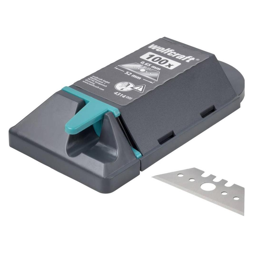wolfcraft 100 Profi Trapezklingen 0,65x52mm (Ersatzklinge) (4314000)