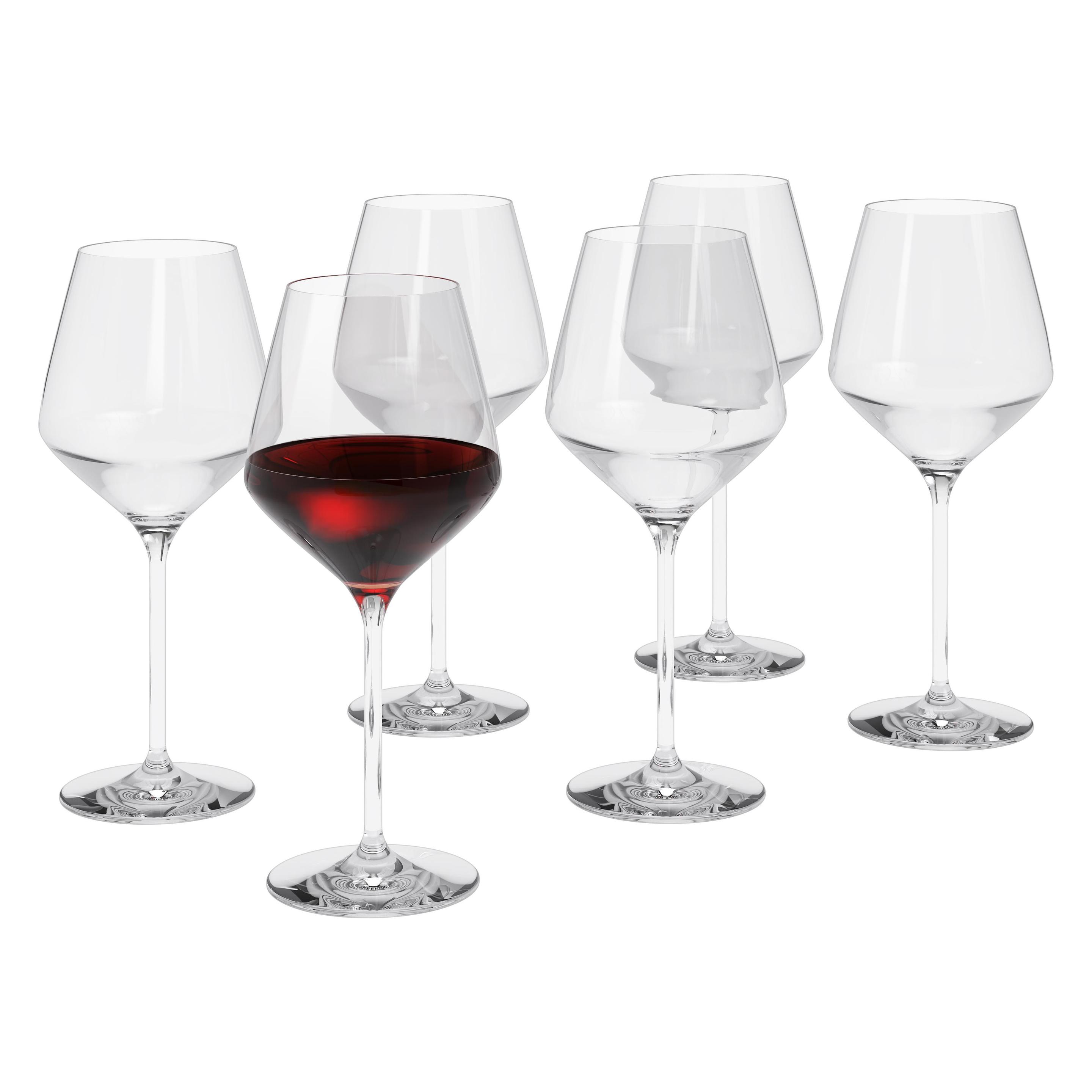 Eva Solo Rotweinglas Legio Nova 450 ml, 6 Stück, Transparent (45 cl, Rotweingläser) (541201)