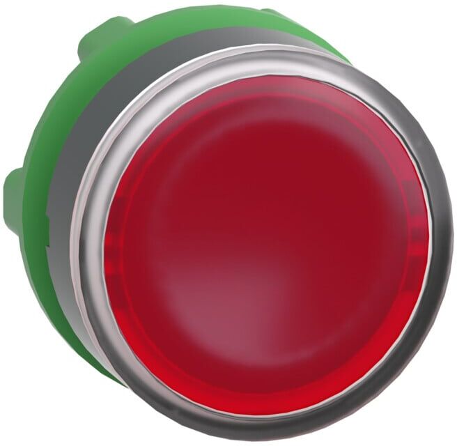 Schneider Electric Bouton-poussoir lumineux rond, plat pour module LED ZB5AW343 (ZB5AW343)