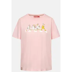 Derbe T-Shirt Abbeymöwen Damen Rosa GOTS Organic