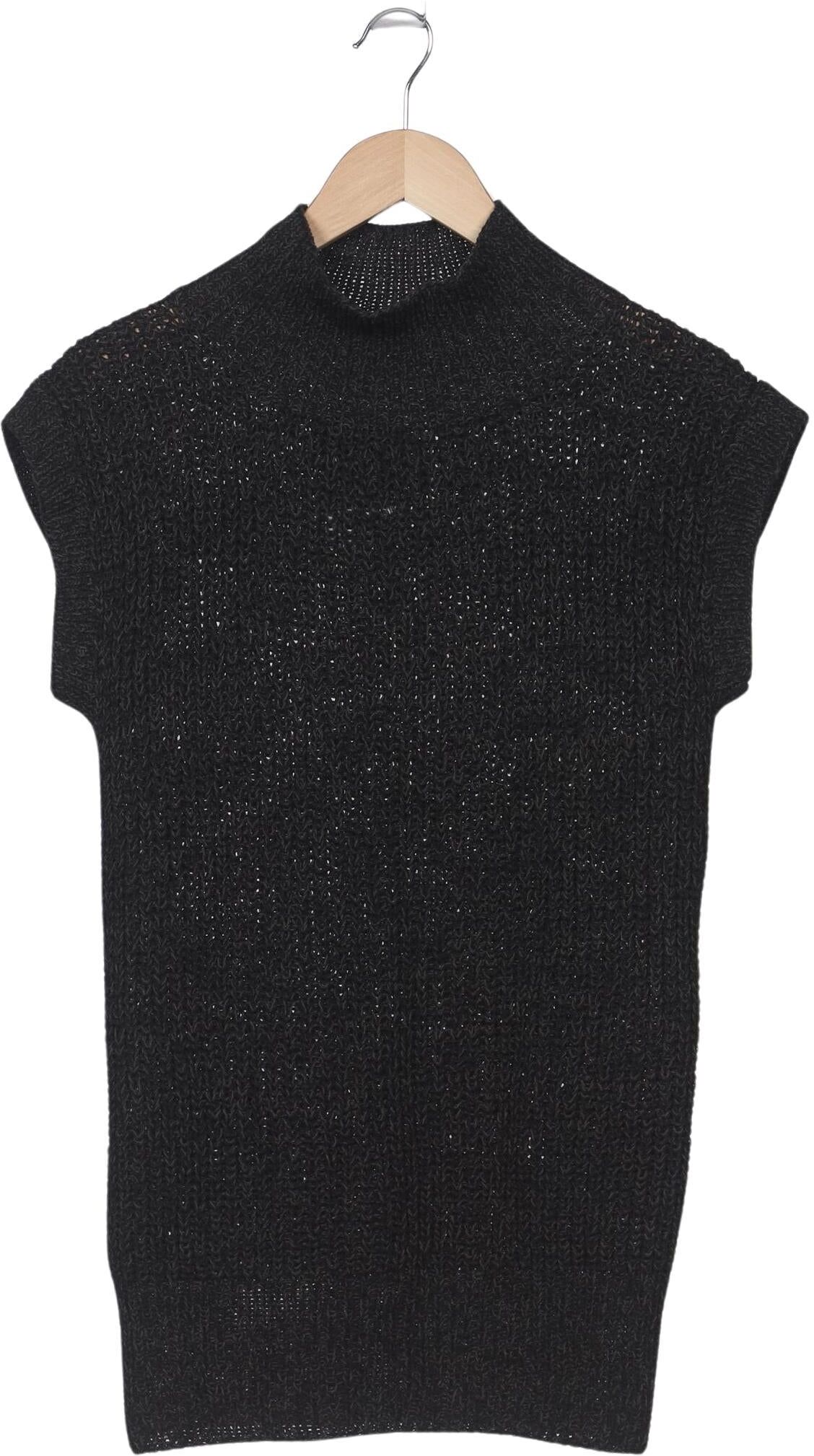 Himalaya Damen Pullover, Schwarz, Gr. S, Schurwolle / Seide - Second Hand