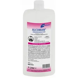 Meditrade Alcoman 1 L umfassend wirksam, DGMH-VAH Zertifikat