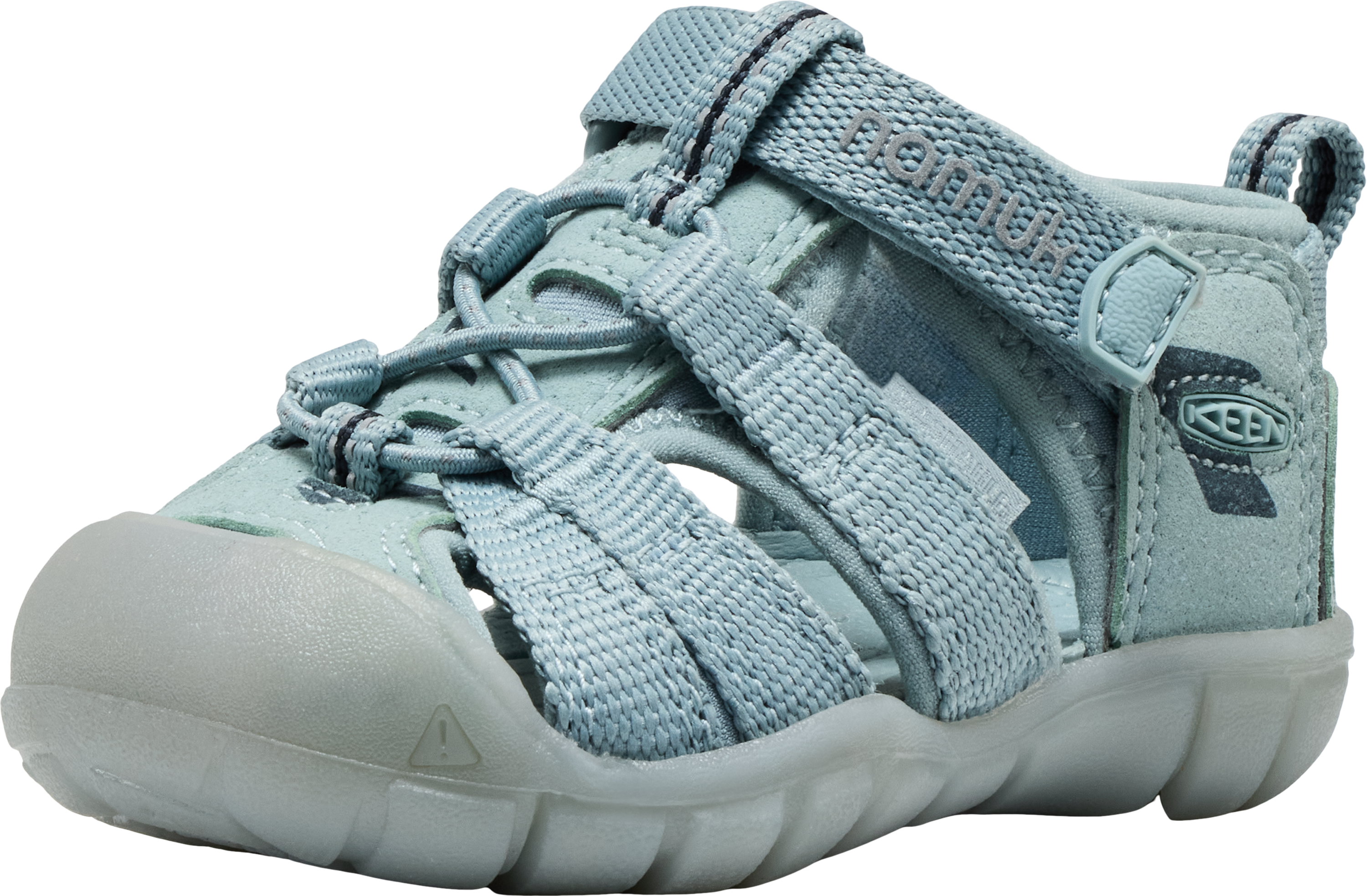 Sandale KEEN "SEACAMP II CNX", Mädchen, Gr. 23, blau (ice blau), Synthetik, Schuhe Sandale ice blau 23