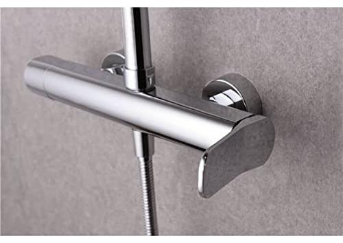 Douchekolom ausziehbar 88-125 cm, Chrom, Einhebelmischer