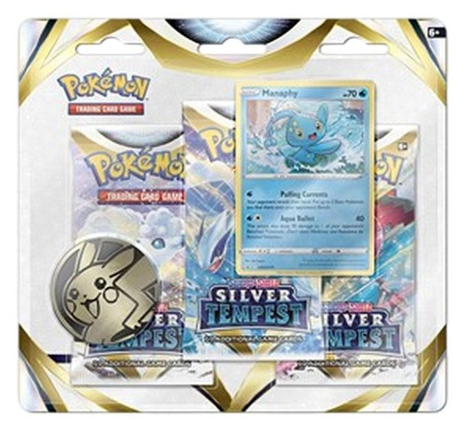Pokemon Silver Tempest Manaphy 3-Pack Blister van The Pokemon Company