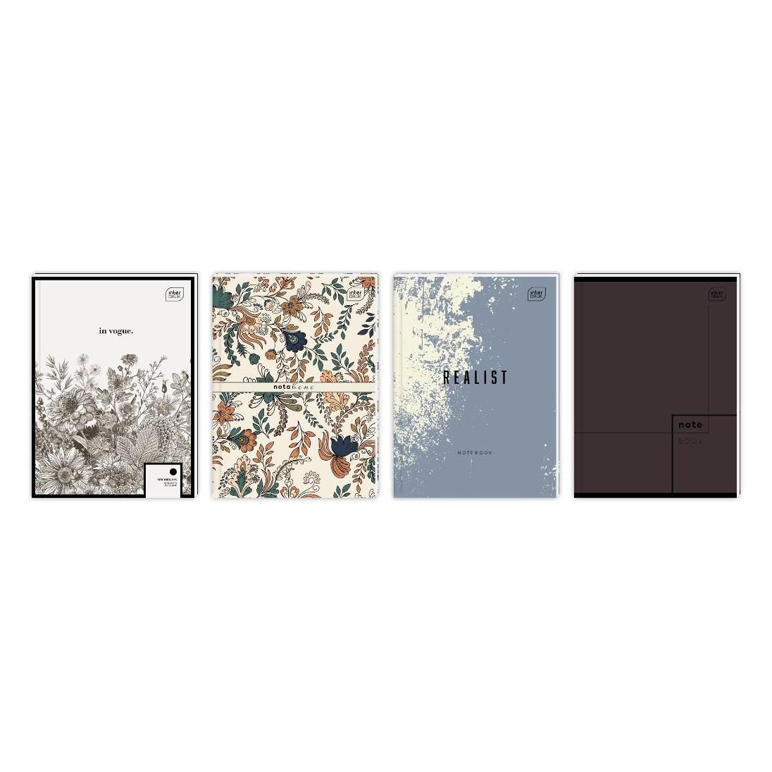 Interdruk Brulion A5/160K Raster (3 Stk.) (A5, Kariert, Harter Einband) (156768)