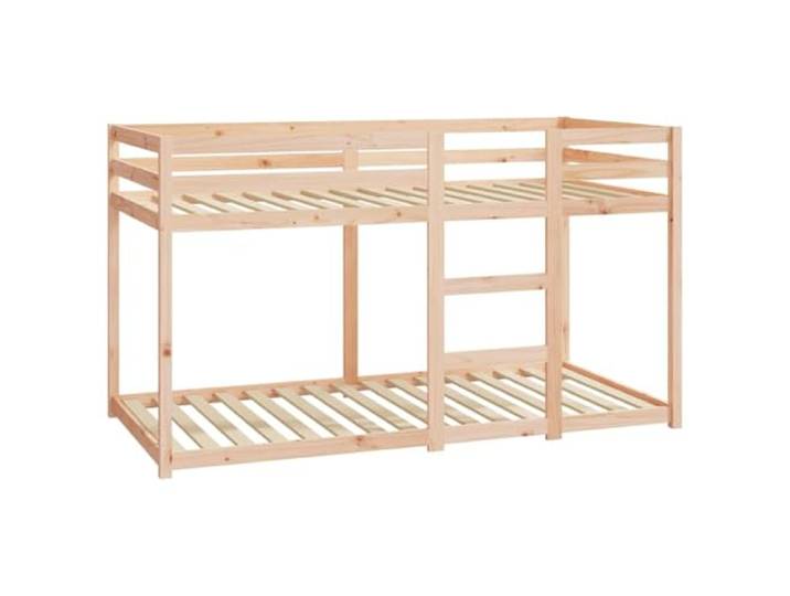 KTHLBRH Etagenbett aus Kiefernholz, 90 x 190 cm Mit Seitenwänden, platzsparendes Design, für kleine Räume, ohne Matratze