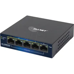 ALLNET ALLSG805P - Switch, 5-Port, Gigabit Ethernet, PoE+