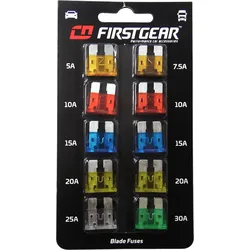 Flachsicherungen Standard Ersatzsicherungen Blister FirstGear