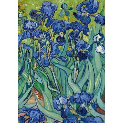 Notizbuch A4 blanko Hardcover - Motiv 'Schwertlilien' (Irises) Vincent van Gogh - 100 Seiten, Gebundene Ausgabe von Notizbuch A4,Notebook A4, Liwi