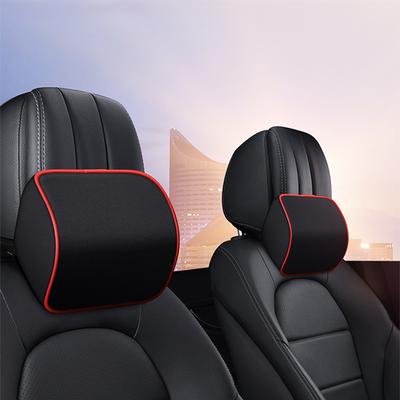 Of Wheels Deals Memory Foam Car Neck Pillow Ergonomic Headrest Cushion For Car Seat Neck Support And Travel Comfort black Red