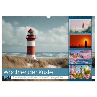 Wächter der Küste (Wandkalender 2027 DIN A3 quer), CALVENDO Monatskalender