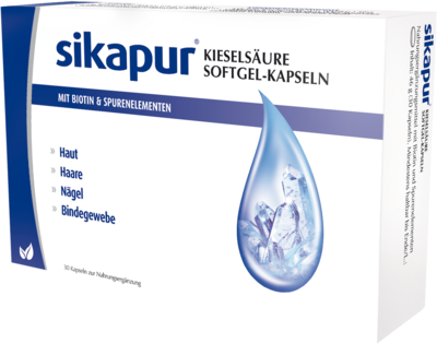 DERMAPHARM AG SIKAPUR Kieselsäure Softgel-Kapseln mit Biotin 46 g 09923812