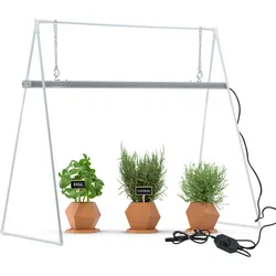 Parus by Venso Grow Light Duo mit Stativ LED Pflanzenlampe Vollspektrum 20W Anzuchtlampe LED Pflanzenleuchte für Gemüse , Kräuter und Blühpflanzen , Venso Ecosolutions , Wachstumslampe für Pflanzen