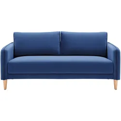 Sofa Livia Blau Samt