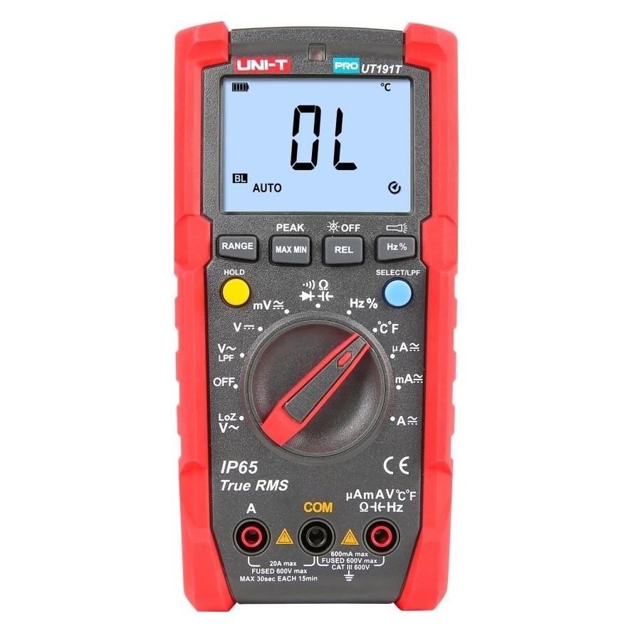 Uni-T UT191T professional digital multimeter (CAT III 1000V, Hand-Multimeter) (UT191T)