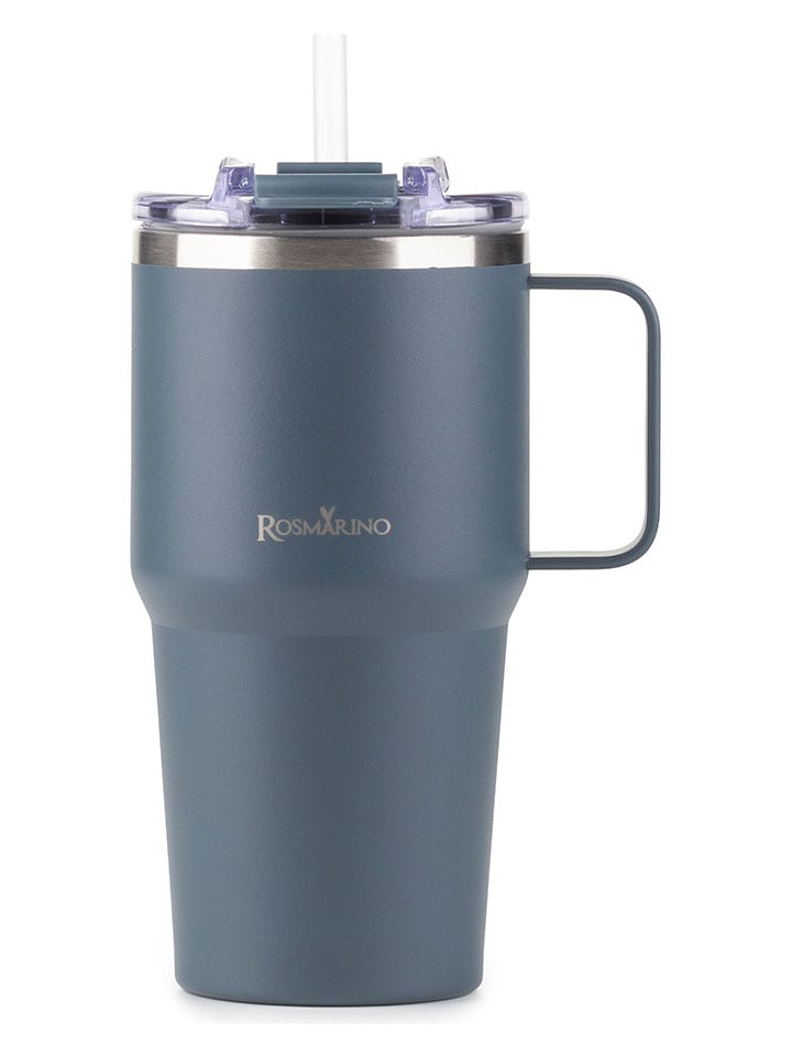 ROSMARINO Thermobecher ''MegaCup'' in Dunkelblau - 600 ml - onesize