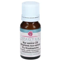 NUX VOMICA C 30 Strychnos Nux-Vomica Globuli 10 g