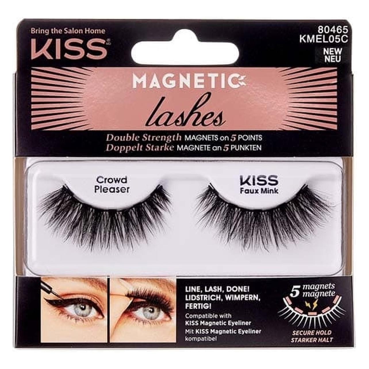 KISS My Face - Magnetic Lashes Double Strength - Magnetic Eyelashes 05 Crowd Pleaser (Künstliche Wimpern) (KMEL05)