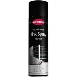 Caramba Korrosionsschutz Hochleistungs Zink-Spray, 60768505, Alu-hell, multifunktional, 500 ml