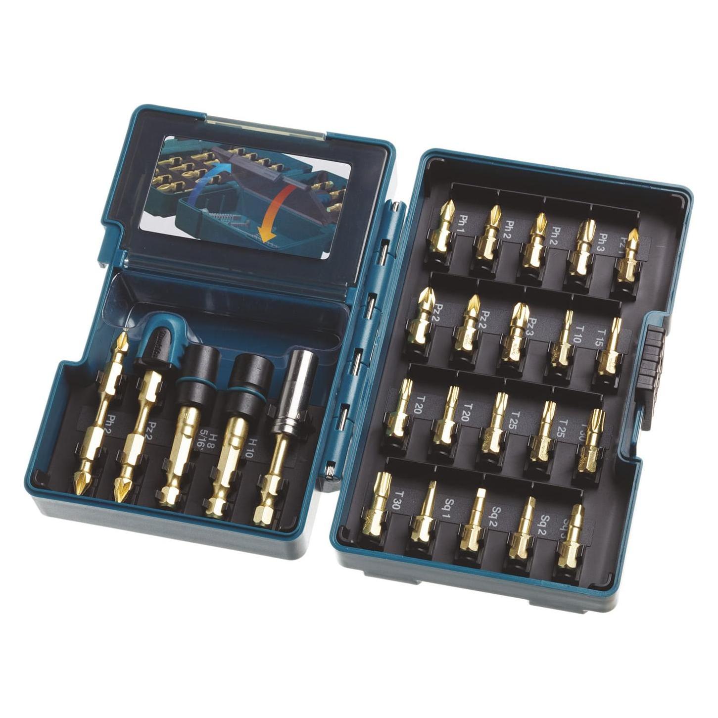 Makita Torsion Bit-Set 26-tlg. (Kreuz Phillips PH, Kreuz Pozidriv PZ) (B-49921)
