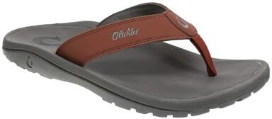 OluKai Ohana - Mens 8 Red Sandal Medium