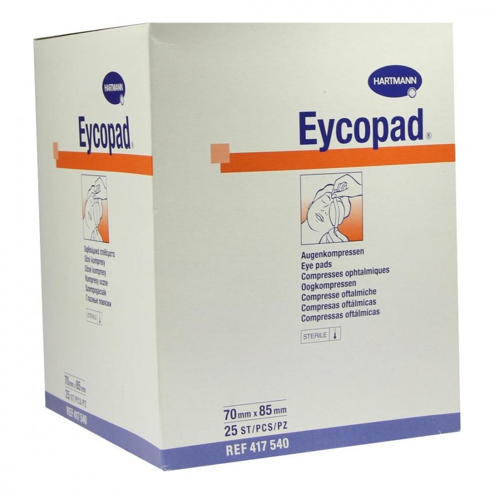 PAUL HARTMANN AG Eycopad Augenkompressen 70x85 mm steril 02733310