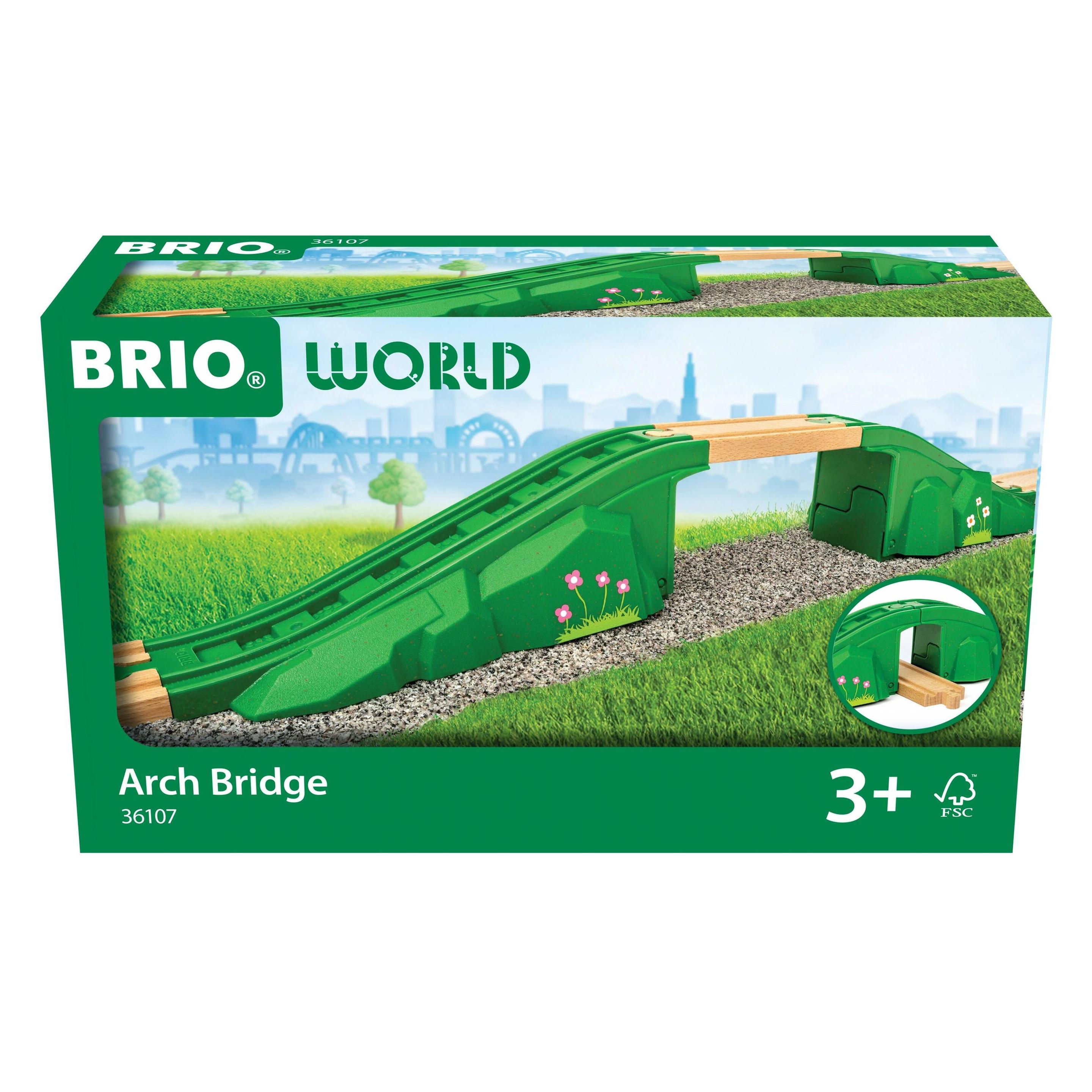 Ravensburger BRIO World - 36107 Modulare Brücke | Zugset-Zubehör für Kinder ab 3 Jahren (63610700)