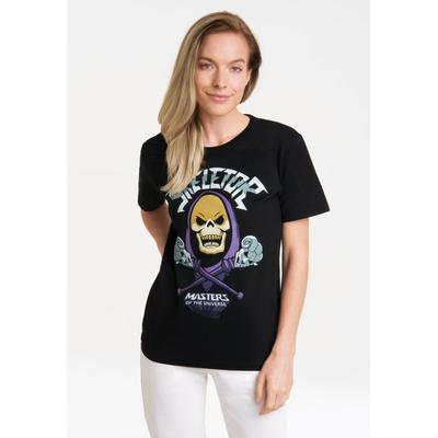 T-Shirt LOGOSHIRT "MOTU - Skeletor", Damen, Gr. S, schwarz, 100% Baumwolle, bedruckt, normal, Rundhals, Shirts T-Shirt, mit lizenziertem Print