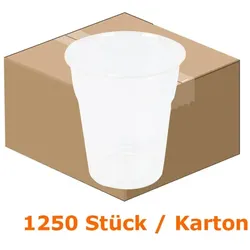 Colabecher NatureStar PLA 200 ml 1250 Stück umweltfreundlich, lebensmittelecht, Kartonabgabe