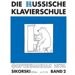Die Russische Klavierschule Bd 2 mit Doppel-CD, Fachbücher