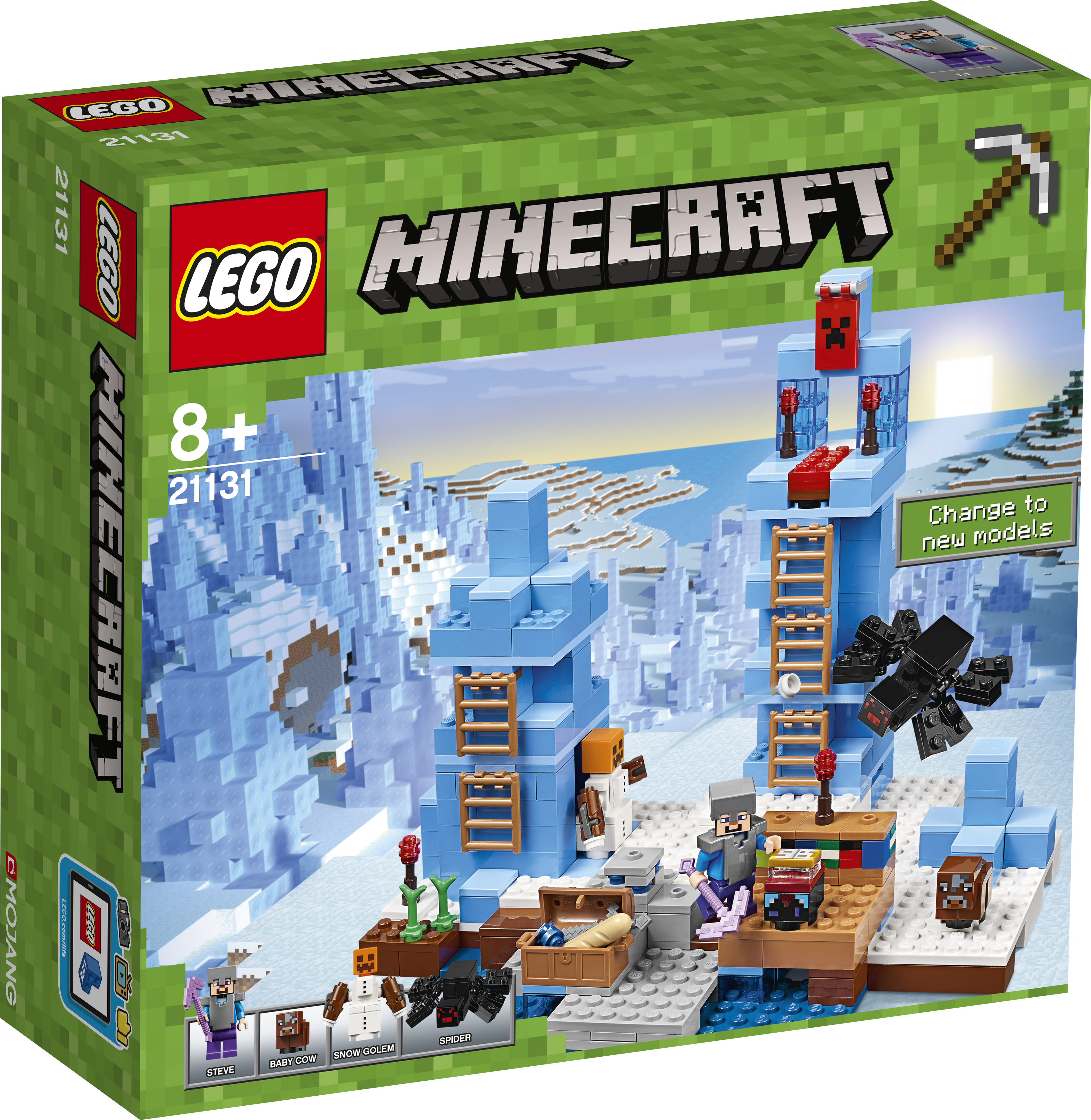 LEGO Minecraft Türme aus Eis 21131