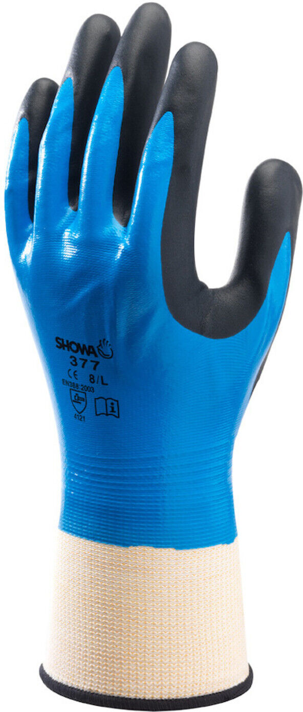 SHOWA Schnittschutzhandschuh S-TEX 377, Gr. 10 (377 EU XXL/Blue)