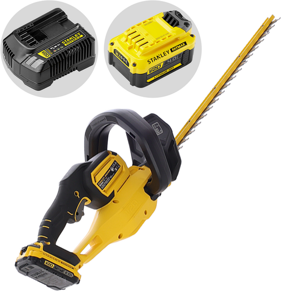 Stanley Fatmax - SFMCHT650D1-QW - Tagliasiepi a batteria 18V 4Ah - Lama da 50 cm