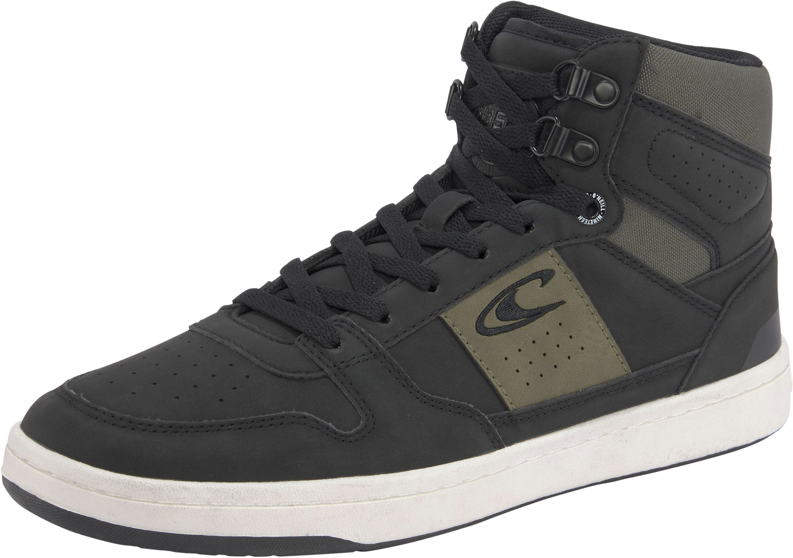 Sneakerboots O'NEILL "Antilope Hills Men Mid", Herren, Gr. 40, schwarz, Synthetik, Schuhe Sneakerboots