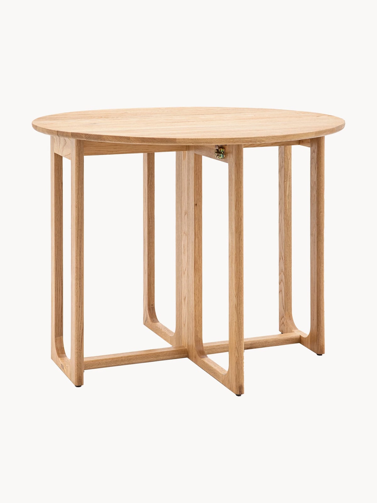 Gallery Direct Ronde uitschuifbare eettafel Craft met inzetblad
