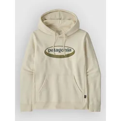 Patagonia 95 Oval Logo Uprisal Hoodie birch white Gr. XL