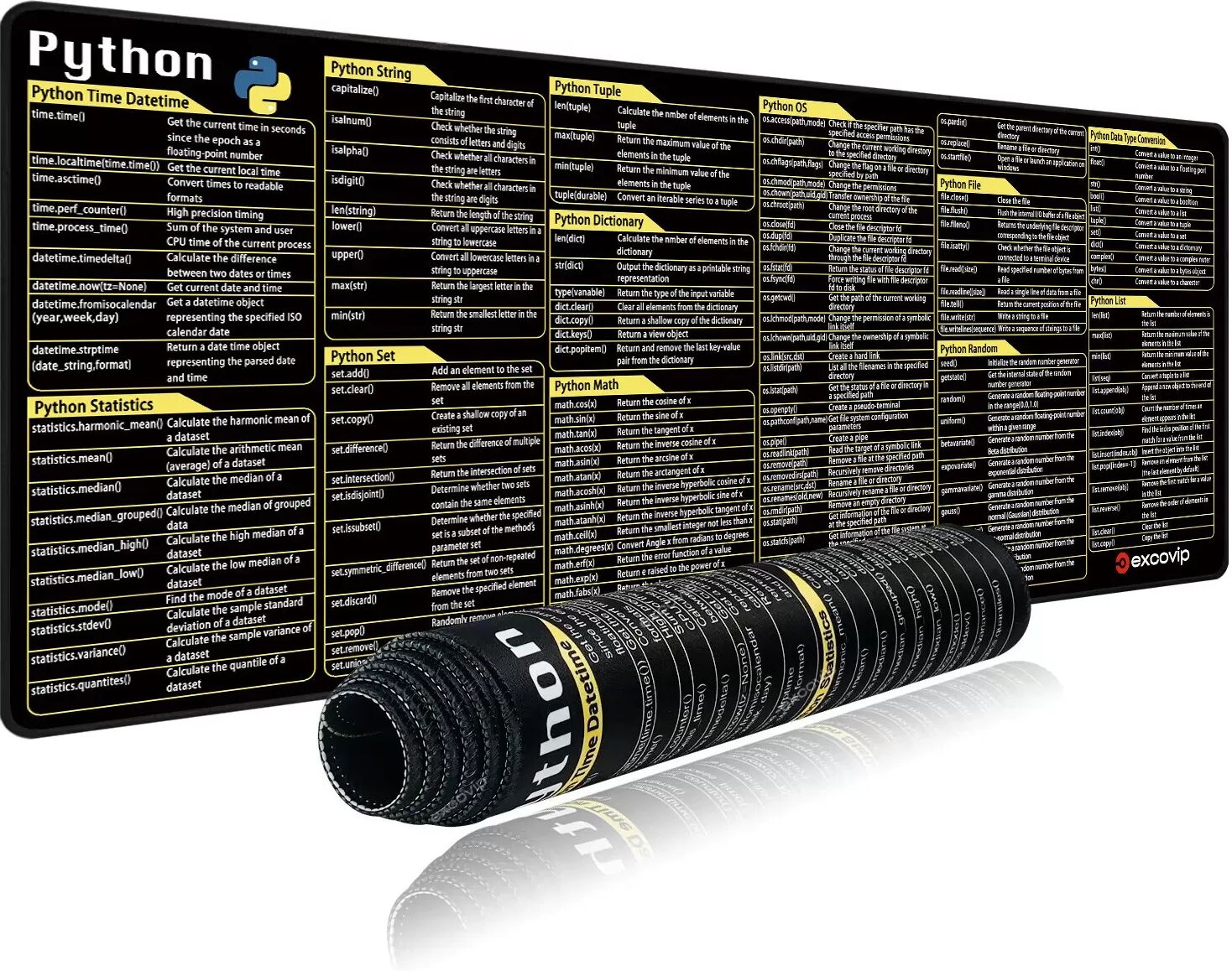 INF Natürliches Anti-Rutsch-Gummi-Mauspad - 300x800mm - Erweiterte Gaming-Mausmatte 3 mm
