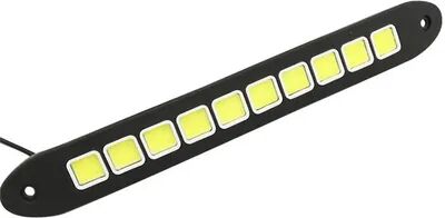 Of Wheels Deals LED Daytime Running Lights Waterproof COB DRL Flexible Car LED Strip Lights White 1pc