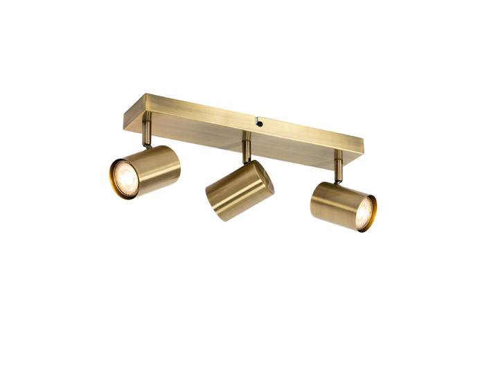 Spot de plafond intelligent bronze 3 lumières réglable avec Wifi