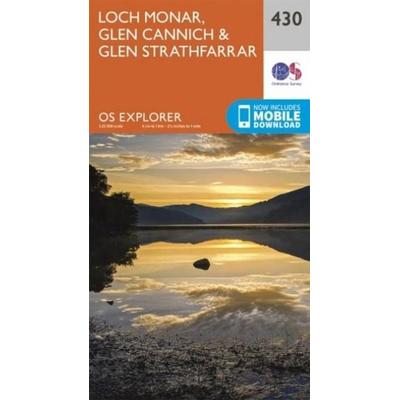 Loch Monar, Glen Cannich and Glen Strathfarrar, Karte von Ordnance Survey, Ordnance Survey, 978-0-319-24662-7