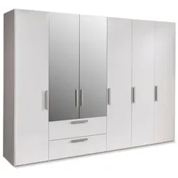Jutzler Kleiderschrank Longline 300 x 220 cm Dekor Weiß