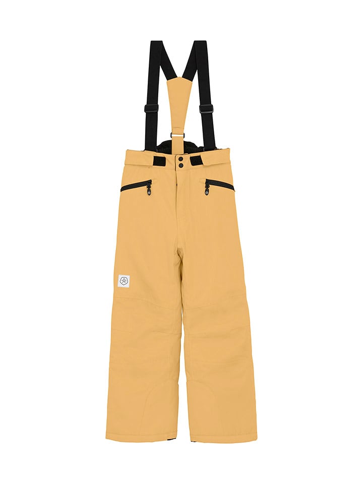 Color Kids Ski-/ Snowboardhose in Gelb - 116