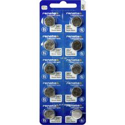 Renata Knopfzelle 357 1.55 V 10 St. 160 mAh Silberoxid 357 MP CE RENATA