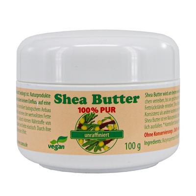 Sheabutter unraffiniert 100% pur 100 g Creme