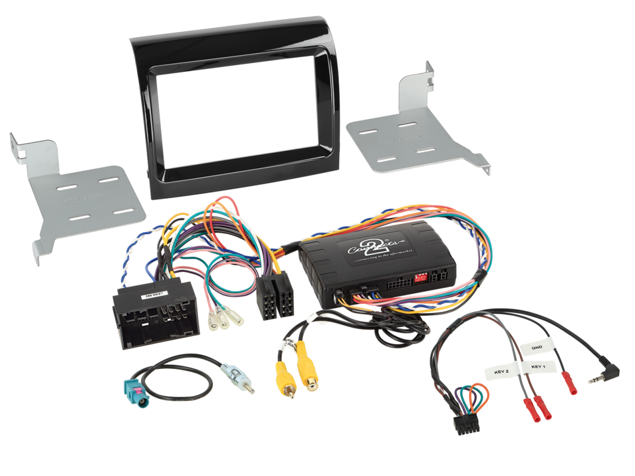 ACV Fiat / Citroen / Peugoet 2-DIN Kit + Infodapter 2016->