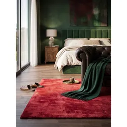 Teppich Hochflor Rot 240x340 cm - ALDAN   Kadima Design