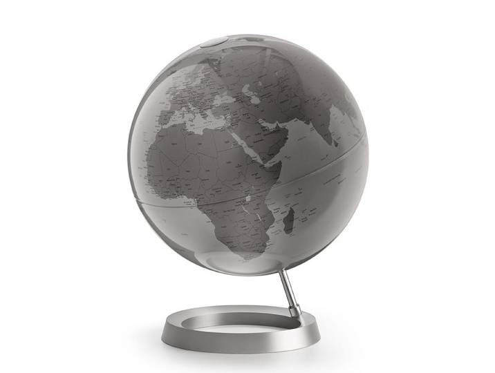 ATMOSPHERE mappemonde VISION (Argent - Aluminium)